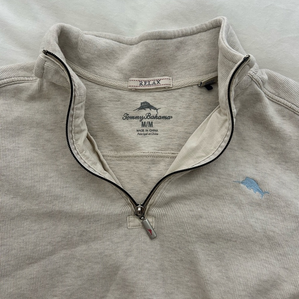 Men’s Tommy Bahama M Qtr Zip - Picture 2 of 4